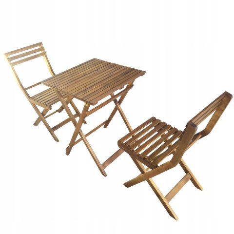 GARDENSELECT ZESTAW MEBLI OGRODOWYCH DREWNIANYCH STOLIK KRZESŁA I NA TARAS OGRÓD BALKON GARDENSELECT ZESTAW MEBLI OGRODOWYCH DREWNIANYCH STOLIK KRZESŁA I NA TARAS OGRÓD BALKON