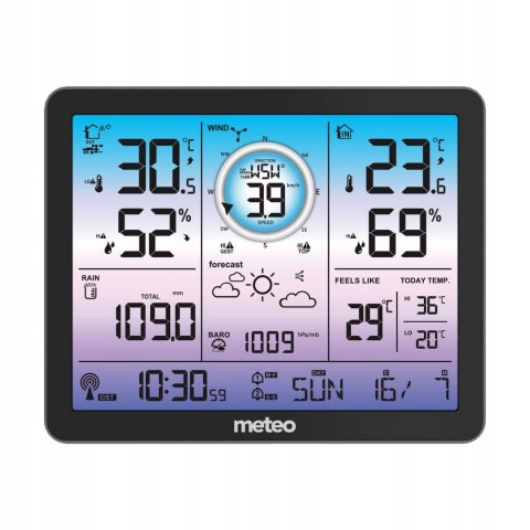METEO MULTI STACJA POGODOWA METEO SP600 Z MIERNIKIEM WIATRU oraz OPADÓW METEO MULTI STACJA POGODOWA METEO SP600 Z MIERNIKIEM WIATRU oraz OPADÓW