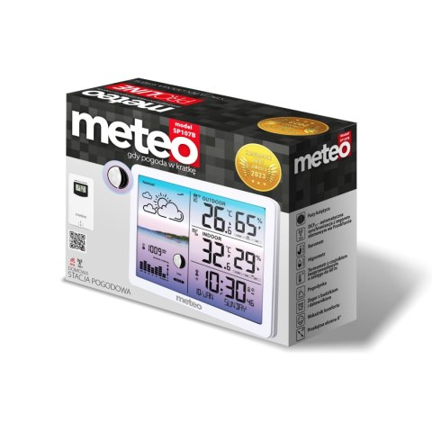 METEO Stacja pogodowa METEO SP107 biała METEO Stacja pogodowa METEO SP107 biała