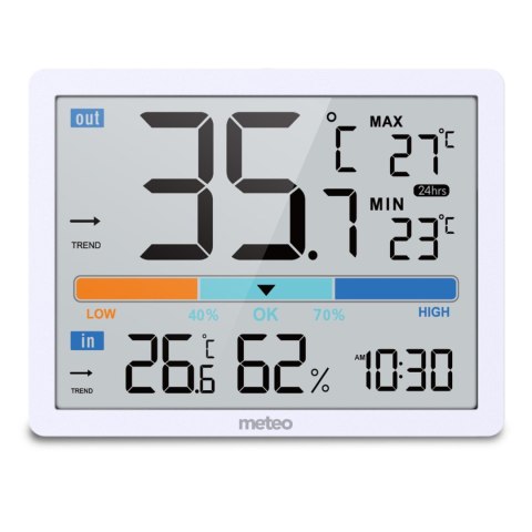 METEO Stacja pogodowa METEO SP109 biała METEO Stacja pogodowa METEO SP109 biała