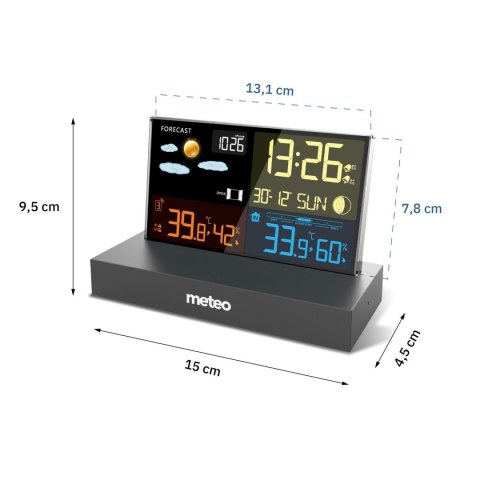 METEO Stacja pogodowa METEO SP110 z DCF czarna METEO Stacja pogodowa METEO SP110 z DCF czarna