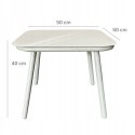NUFORMA Komplet mebli ogrodowych stolik + 2 fotele aluminiowe z technorattanu