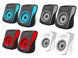 EP140KR Esperanza głośniki 2.0 usb flamenco czarno-czerwone