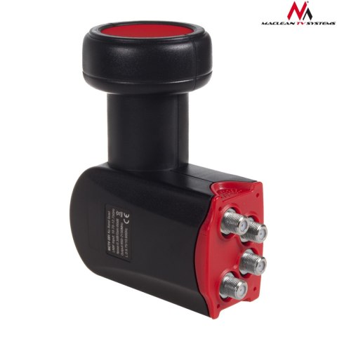 Konwerter Maclean, Satelitarny LNB, Quad, Red Point, MCTV-591 Konwerter Maclean, Satelitarny LNB, Quad, Red Point, MCTV-591