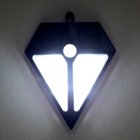 Lampa LED Maclean, Solarna, Ścienna, Z czujnikiem ruchu, 6 LED, 2x solar, MCE168 Lampa LED Maclean, Solarna, Ścienna, Z czujnikiem ruchu, 6 LED, 2x solar, MCE168