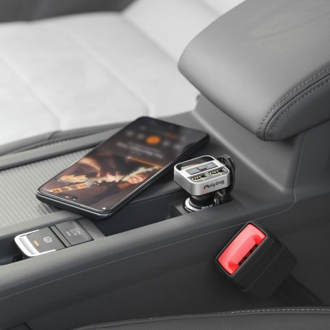 Transmiter samochodowy z funkcją bluetooth (2x USB) Transmiter samochodowy z funkcją bluetooth (2x USB)