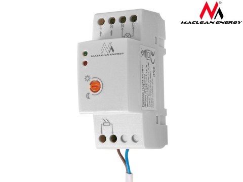 Wyłącznik zmierzchowy Maclean,na szynę DIN, z zewnętrzną sondą, 220-240V/AC, 50Hz, 20A, MCE83 Wyłącznik zmierzchowy Maclean,na szynę DIN, z zewnętrzną sondą, 220-240V/AC, 50Hz, 20A, MCE83