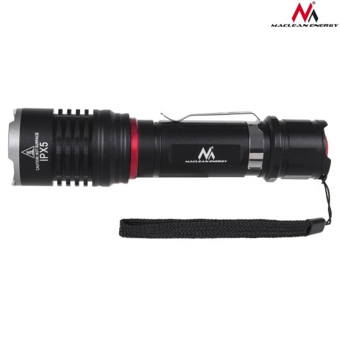 Latarka LED Cree 800 lumen Maclean, ładowarka, uchwyt rowerowy, MCE220 Latarka LED Cree 800 lumen Maclean, ładowarka, uchwyt rowerowy, MCE220