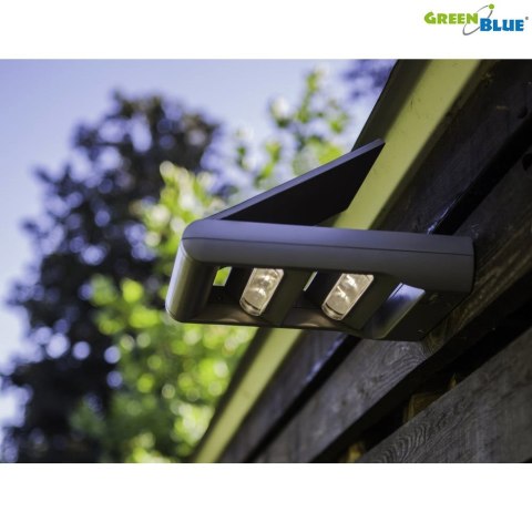 Solarna lampa ścienna GreenBlue GB131 LED 12W - dwia niezależne kierunki światła Solarna lampa ścienna GreenBlue GB131 LED 12W - dwia niezależne kierunki światła