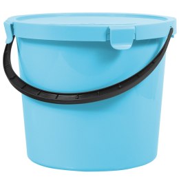 Wiadro z pokrywą Plast Team Berry 10L jasnoniebieskie