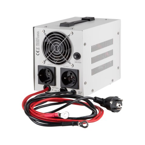 Zasilacz awaryjny KEMOT PROsinus-800 przetwornica z czystym przebiegiem sinusoidalnym i funkcją ładowania 12V 230V 800VA/500W Zasilacz awaryjny KEMOT PROsinus-800 przetwornica z czystym przebiegiem sinusoidalnym i funkcją ładowania 12V 230V 800VA/500W