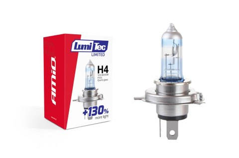 02132 Żarówka halogenowa H4 12V 60/55W LumiTec Limited +130% 02132 Żarówka halogenowa H4 12V 60/55W LumiTec Limited +130%