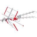 Antena TV DVB-T/T2 HEVC Maclean, pasywna, zewnętrzna combo, filtr Lte, UHF/VHF max 100dB?V, MCTV-855