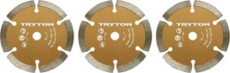 Zestaw tarczy diamentowych 89x10mm do przecinarki tpw600k - 3 szt