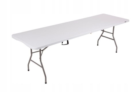 AGD SELECT STÓŁ CATERINGOWY BANKIETOWY SKŁADANY OGRODOWY 240 cm OGRODOWY BIAŁY AGD SELECT STÓŁ CATERINGOWY BANKIETOWY SKŁADANY OGRODOWY 240 cm OGRODOWY BIAŁY