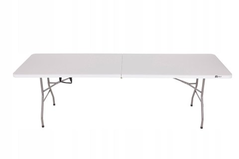 AGD SELECT STÓŁ CATERINGOWY BANKIETOWY SKŁADANY OGRODOWY 240 cm OGRODOWY BIAŁY AGD SELECT STÓŁ CATERINGOWY BANKIETOWY SKŁADANY OGRODOWY 240 cm OGRODOWY BIAŁY