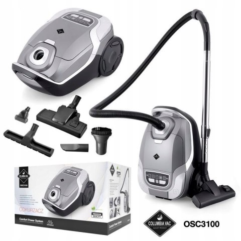 COLUMBIA VAC Cichy ODKURZACZ COLUMBIAVAC ULTRA MOCNY INTELIGENTNY TURBOSZCZOTKA 4200W COLUMBIA VAC Cichy ODKURZACZ COLUMBIAVAC ULTRA MOCNY INTELIGENTNY TURBOSZCZOTKA 4200W