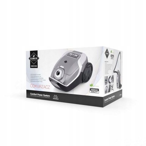 COLUMBIA VAC Cichy ODKURZACZ COLUMBIAVAC ULTRA MOCNY INTELIGENTNY TURBOSZCZOTKA 4200W COLUMBIA VAC Cichy ODKURZACZ COLUMBIAVAC ULTRA MOCNY INTELIGENTNY TURBOSZCZOTKA 4200W
