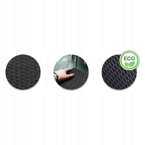 GARDENSELECT Zestaw mebli ogrodowych CALM, stolik, krzesła, komplet mebli z technoratanu GARDENSELECT Zestaw mebli ogrodowych CALM, stolik, krzesła, komplet mebli z technoratanu