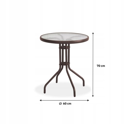 GARDENSELECT Zestaw mebli ogrodowych CALM, stolik, krzesła, komplet mebli z technoratanu GARDENSELECT Zestaw mebli ogrodowych CALM, stolik, krzesła, komplet mebli z technoratanu