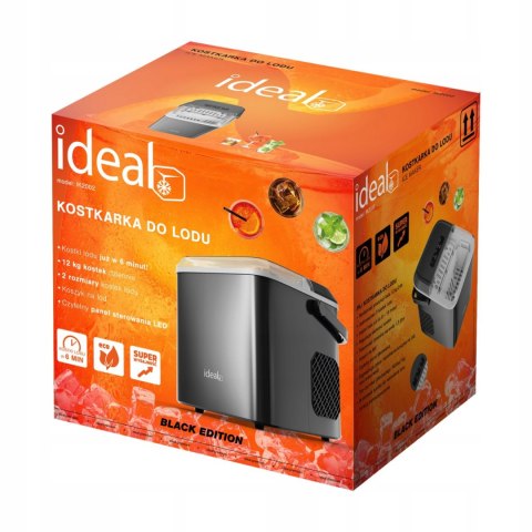 IDEAL Kostkarka do lodu IDEAL domowa maszyna do kostek 12kg 100W ekspresowy lód IDEAL Kostkarka do lodu IDEAL domowa maszyna do kostek 12kg 100W ekspresowy lód