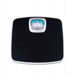 IDEAL Mechaniczna waga łazienkowa, klasyczna, analogowa do 130kg - Czarna