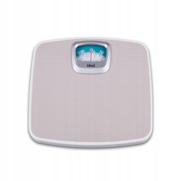 IDEAL Mechaniczna waga łazienkowa, klasyczna, analogowa do 130kg - Szara