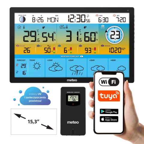 METEO MULTI STACJA POGODOWA METEO SP500 WIFI POMIAR JAKOŚCI POWIETRZA METEO MULTI STACJA POGODOWA METEO SP500 WIFI POMIAR JAKOŚCI POWIETRZA