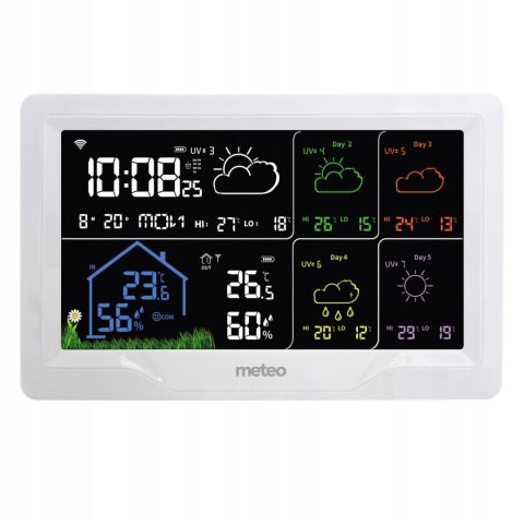 METEO STACJA POGODOWA METEO SP401 WIFI Z PROGNOZĄ POGODY NA 4 DNI METEO STACJA POGODOWA METEO SP401 WIFI Z PROGNOZĄ POGODY NA 4 DNI