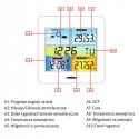 METEO STACJA POGODOWA Z DCF METEO SP202 Z POGODYNKA ORAZ CZUJNIKIEM ZEWNĘTRZNYM