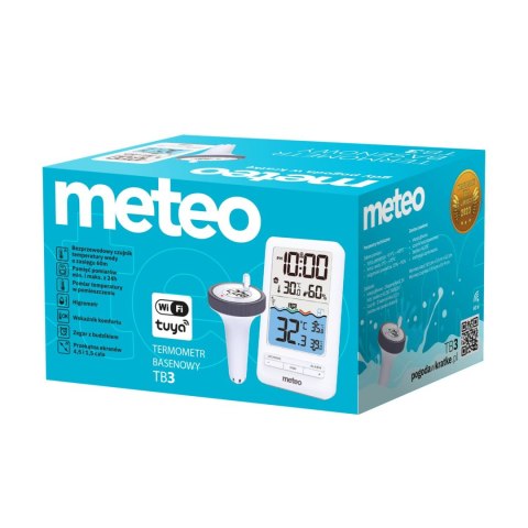 METEO TERMOMETR BASENOWY PŁYWAJĄCY METEO STACJA POGODY TB3 Z WIFI METEO TERMOMETR BASENOWY PŁYWAJĄCY METEO STACJA POGODY TB3 Z WIFI