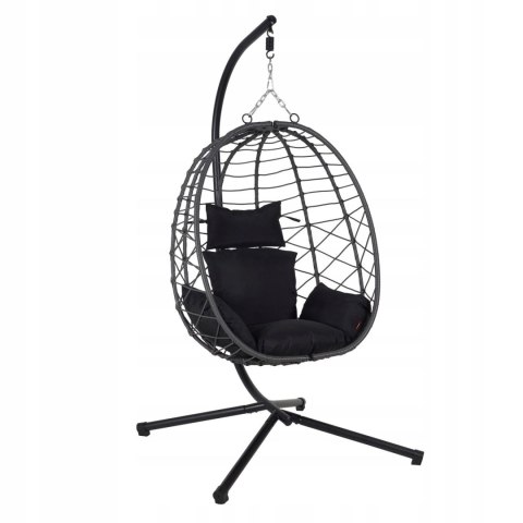 NUFORMA FOTEL WISZĄCY BUJANY OGRODOWY KOSZ HUŚTAWKA JAJO KOKON PREMIUM + PODUSZKI NUFORMA FOTEL WISZĄCY BUJANY OGRODOWY KOSZ HUŚTAWKA JAJO KOKON PREMIUM + PODUSZKI