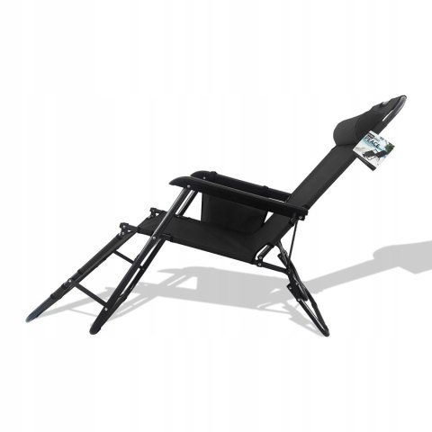 NUFORMA Fotel, leżak ogrodowy, plażowy, składany, wygodny gazetownik, zagłówek NUFORMA Fotel, leżak ogrodowy, plażowy, składany, wygodny gazetownik, zagłówek