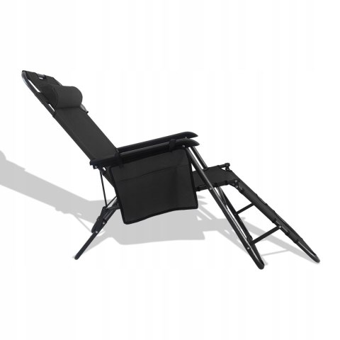 NUFORMA Fotel, leżak ogrodowy, plażowy, składany, wygodny gazetownik, zagłówek NUFORMA Fotel, leżak ogrodowy, plażowy, składany, wygodny gazetownik, zagłówek
