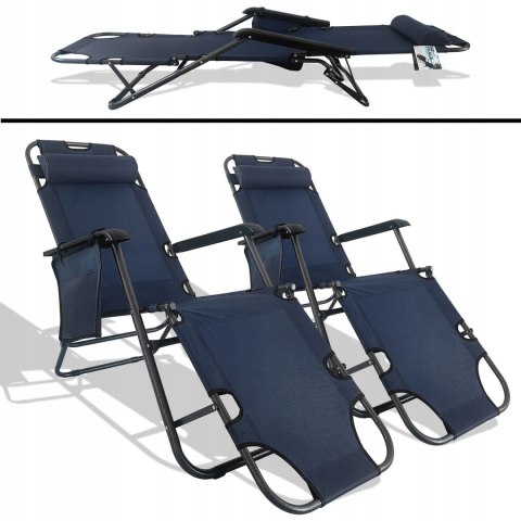 NUFORMA Fotel, leżak ogrodowy, plażowy, składany, wygodny gazetownik, zagłówek NUFORMA Fotel, leżak ogrodowy, plażowy, składany, wygodny gazetownik, zagłówek