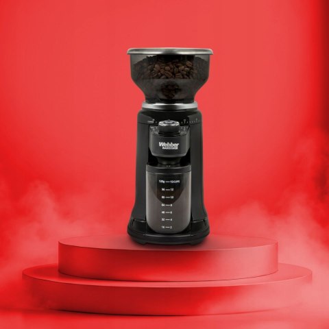 WEBBER Elektryczny młynek Żarnowy do Kawy WEBBER CG6 180W AUTOMATYCZNY 25 POZIOMÓW WEBBER Elektryczny młynek Żarnowy do Kawy WEBBER CG6 180W AUTOMATYCZNY 25 POZIOMÓW