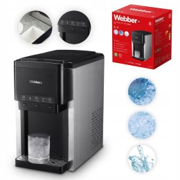 WEBBER Kostkarka do lodu 3w1 Dystrybutor wody Kruszarka WEBBER 200W 20kg/24h 6 L