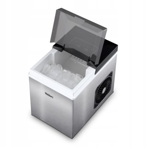 WEBBER Kostkarka do lodu WEBBER domowa maszyna do kostek 10kg 165W ekspresowy lód WEBBER Kostkarka do lodu WEBBER domowa maszyna do kostek 10kg 165W ekspresowy lód