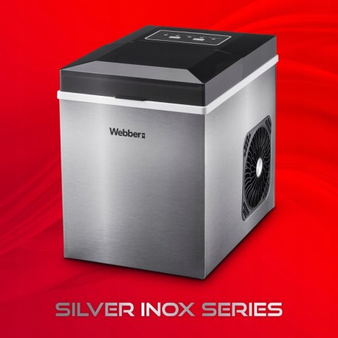 WEBBER Kostkarka do lodu WEBBER domowa maszyna do kostek 10kg 165W ekspresowy lód WEBBER Kostkarka do lodu WEBBER domowa maszyna do kostek 10kg 165W ekspresowy lód