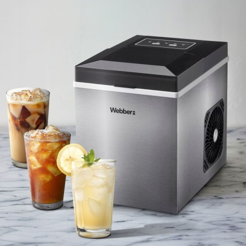 WEBBER Kostkarka do lodu WEBBER domowa maszyna do kostek 10kg 165W ekspresowy lód WEBBER Kostkarka do lodu WEBBER domowa maszyna do kostek 10kg 165W ekspresowy lód