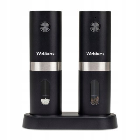 WEBBER MŁYNEK DO PIEPRZU I SOLI ELEKTRYCZNY AKUMULATOROWY USB - 2 SZT WEBBER MŁYNEK DO PIEPRZU I SOLI ELEKTRYCZNY AKUMULATOROWY USB - 2 SZT