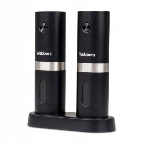 WEBBER MŁYNEK DO PIEPRZU I SOLI ELEKTRYCZNY AKUMULATOROWY USB - 2 SZT WEBBER MŁYNEK DO PIEPRZU I SOLI ELEKTRYCZNY AKUMULATOROWY USB - 2 SZT