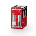 WEBBER MŁYNEK DO PIEPRZU I SOLI ELEKTRYCZNY AKUMULATOROWY USB MŁYNEK DO SOLI 2 SZT
