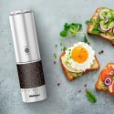WEBBER MŁYNEK DO PIEPRZU I SOLI ELEKTRYCZNY AKUMULATOROWY USB MŁYNEK DO SOLI