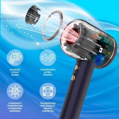 WEBBER Suszarka do włosów 3w1 VENTA WEBBER 1600W z JONIZACJĄ I REGULACJĄ WEBBER Suszarka do włosów 3w1 VENTA WEBBER 1600W z JONIZACJĄ I REGULACJĄ