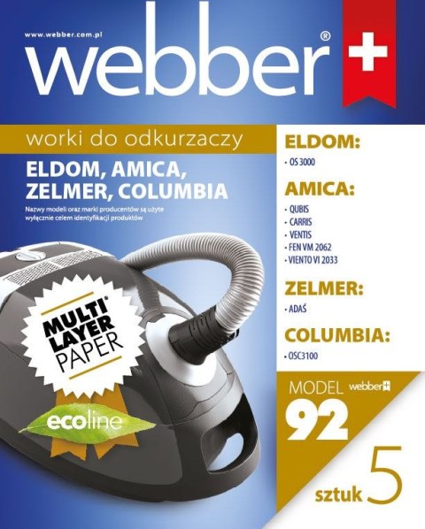 WEBBER Worki Webber pap eldom OS3000, OSC 3100 (92), Adaś WEBBER Worki Webber pap eldom OS3000, OSC 3100 (92), Adaś