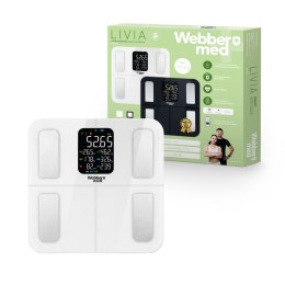 Webber Med Waga Łazienkowa Analityczna 16 Parametrów Apple Health, Google Fit, IF1320B