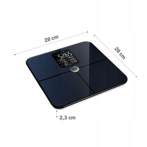 Webber Med Waga Łazienkowa Analityczna 16 Parametrów Apple Health, Google Fit, IF1321C Webber Med Waga Łazienkowa Analityczna 16 Parametrów Apple Health, Google Fit, IF1321C