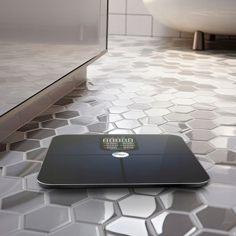Webber Med Waga Łazienkowa Analityczna 16 Parametrów Apple Health, Google Fit, IF1321C Webber Med Waga Łazienkowa Analityczna 16 Parametrów Apple Health, Google Fit, IF1321C