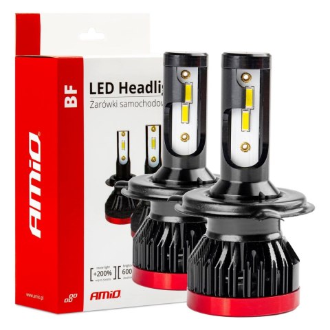 Żarówki samochodowe led seria bf h4/h19 6000k canbus amio-02241 Żarówki samochodowe led seria bf h4/h19 6000k canbus amio-02241